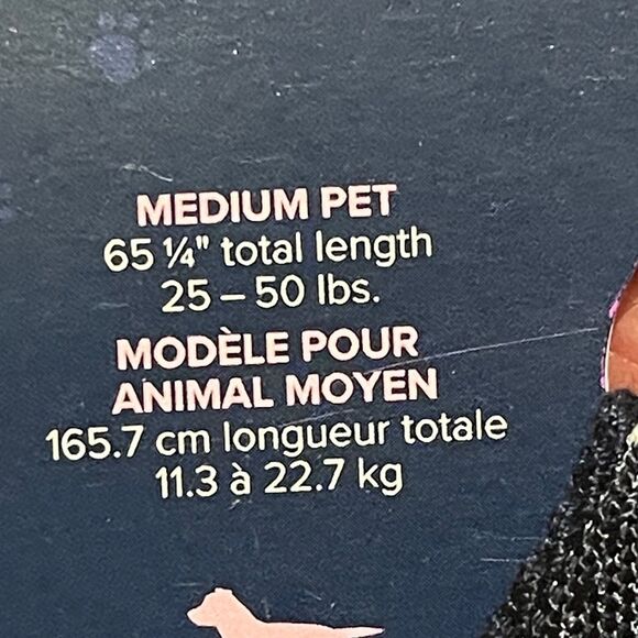 Vera Bradley Tartan Plaid Navy and Multicolor Pet Collar and Leash SZ M NWT - Picture 7 of 7